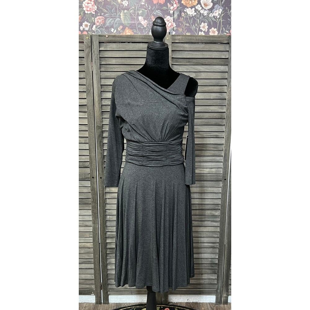 Nue by Shani Body Architecture Shapewear Dress Charcoal NWT Size 6 $280 - Picture 3 of 11